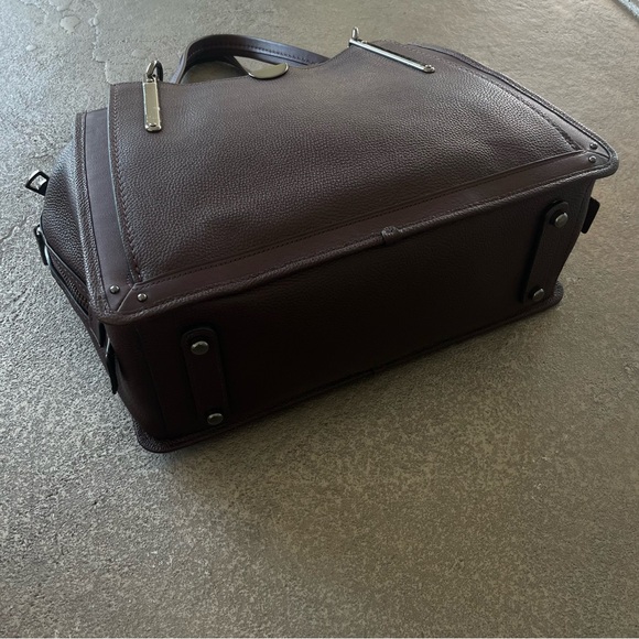 Coach Dreamer 36 Pebbled Satchel in Oxblood Leather - Picture 5 of 13